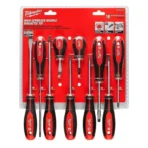 JUEGO DE DESTORNILLADORES 10 PIEZAS MILWAUKEE 4822-2710