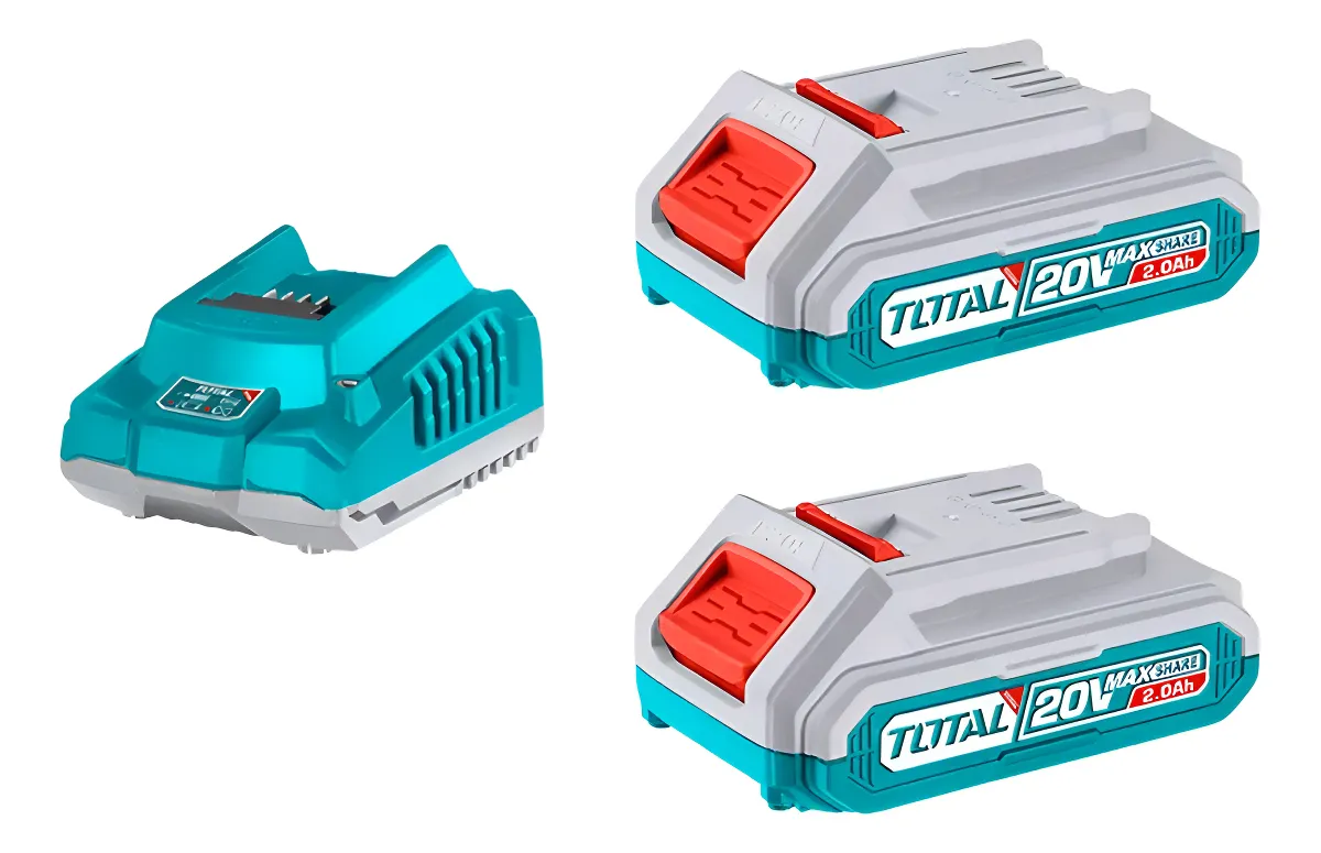 D_NQ_NP_2X_846189-MLA95731477090_102025-F JUEGO DE 2 BATERIAS 2.0 AH + CARGADOR TOTAL - Imagen 3