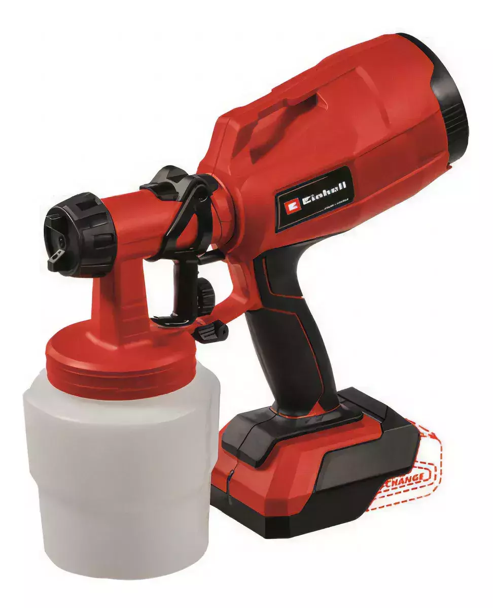 d_nq_np_2x_621404-mlu74440224670_022024-f-8dbb4e99ad5120789b17310012101398-1024-1024 PISTOLA PARA PINTAR 18V EINHELL TC-SY 18/60 Li Solo - Imagen 1