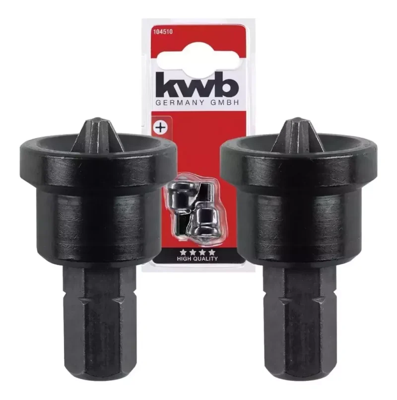 Set 2 Puntas Atornillador Tope Durlock Yeso kwb - Imagen 1