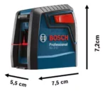 NIVEL LASER BOSCH GLL-2-12 + TRIPODE BOSCH BT 150 - Imagen 2