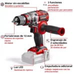 Taladro TP-CD 18/80 Li-i BL - Solo - Imagen 2