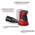 Lijadora excéntrica a batería TE-RS 18 Li-Solo - Imagen 3