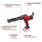 Pistola de silicona 18v - Imagen 3
