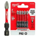 PUNTAS PH2 LARGA X 5 MILWAUKEE 48324602
