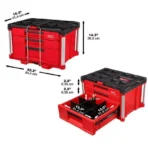 PACKOUT 3 CAJONES MILWAUKEE 4822-8447 - Imagen 2
