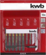 Juego de hojas para caladora (10 unidades) kwb