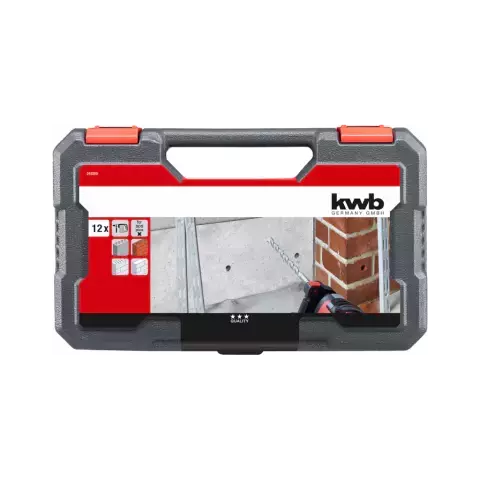 ssds122 Juego de 12 brocas SDS Plus KWB - Imagen 3