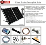 ELECTROBO.FEMA 24V-3"55 MT-SUMERG.C/PANEL SOLAR-AUTOREGULADO - Imagen 2