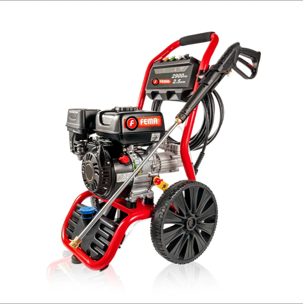 69377100-1-1.jpg HIDROLAVADORA FEMA 200 BAR - 2900 PSI - 9.5 L/m - MOTOR 7 HP - 5.2Kw-4Tt - Imagen 1