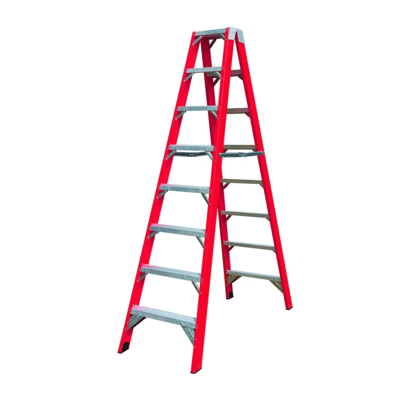 ESCALERA FIBERGLASS DOBLE LADO-10 PELDANOS-304 CM - Imagen 1