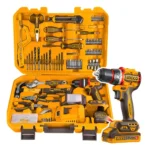 Taladro Atornillador Percutor Ingco Brushless 66nm + KIT 165 Piezas HKTHP11651-4
