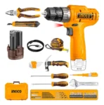 Combo Taladro Atornillador 12V Ingco + Caja De Herramientas 89 Piezas HKTHP10891 - Imagen 2