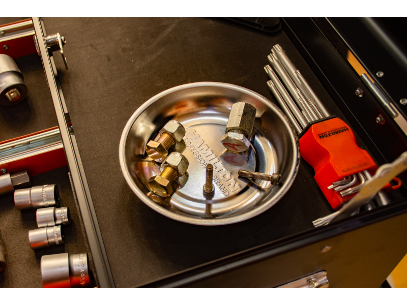 AUT43-g2 Bandeja Imantada Porta Piezas Hamilton AUT43 - Imagen 3