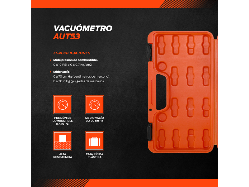 AUT53-G1 Vacuómetro Hamilton AUT53 - Imagen 2