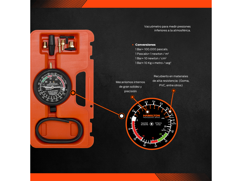 AUT53-G2 Vacuómetro Hamilton AUT53 - Imagen 3