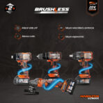Llave de Impacto 20V Brushless Hamilton BLT113 - Imagen 5