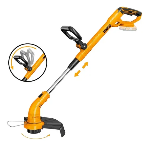 BORD3 Bordeadora Inalámbrica Telescópica Ingco 8200rpm Corte 300mm CGTLI20018 - Imagen 3