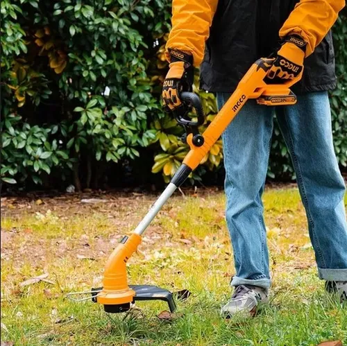 BORD4 Bordeadora Inalámbrica Telescópica Ingco 8200rpm Corte 300mm CGTLI20018 - Imagen 4