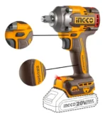 Llave Impacto 500 Nm Ingco Motor Brushless 20v CIWLI2050-4 - Imagen 2
