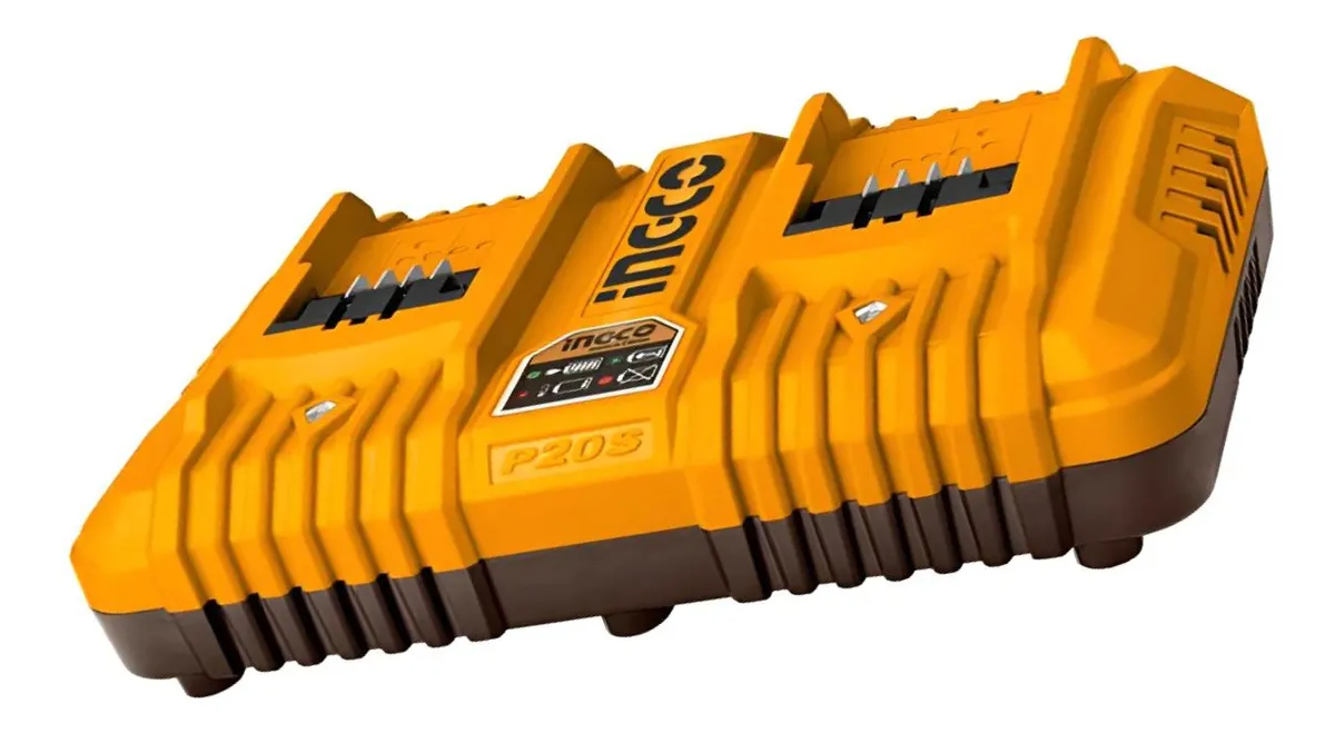 cargd1 Cargador Dual 20v Ingco FCLI2034-4 - Imagen 1