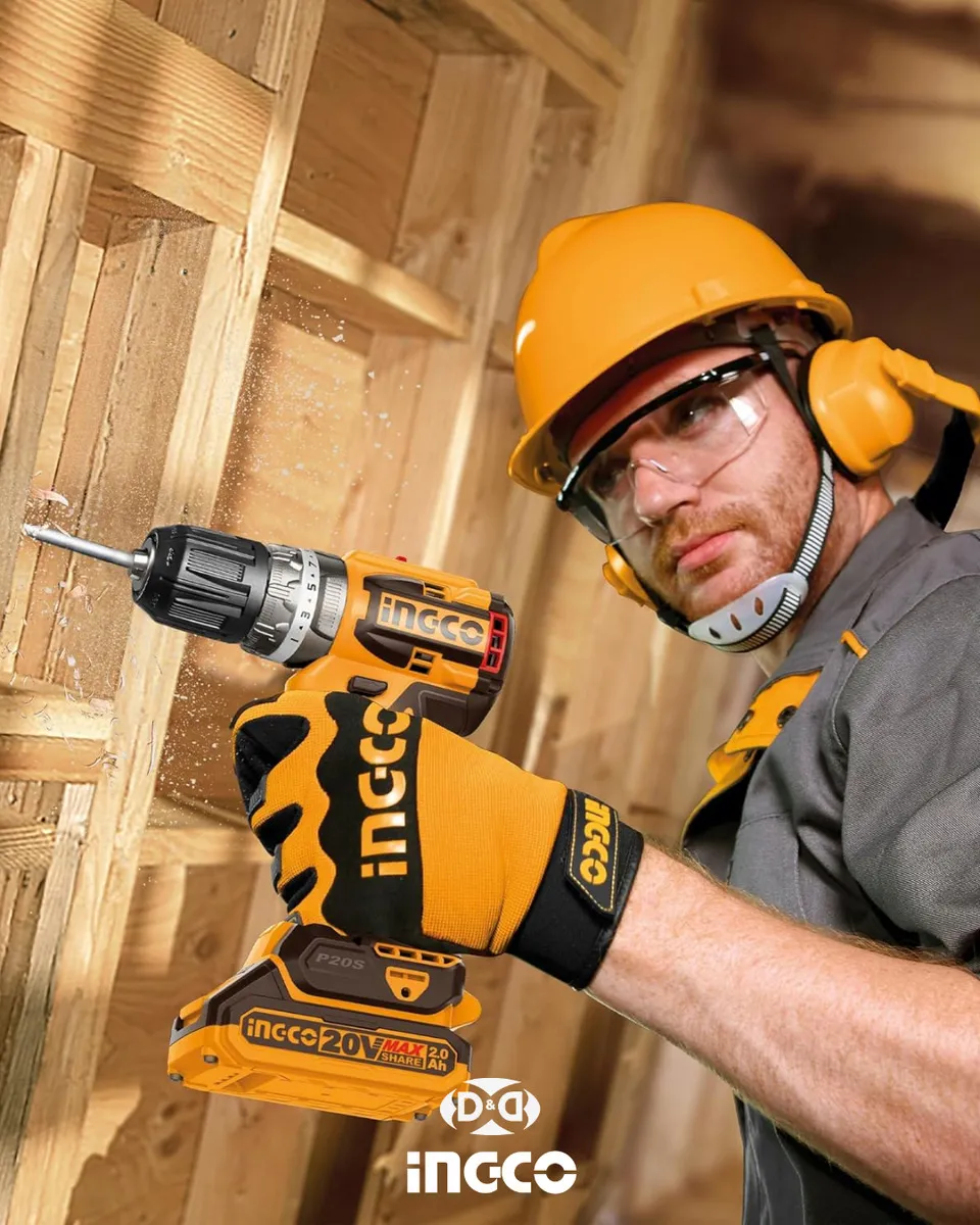 combo6 Combo Amoladora Ingco Brushless + Taladro Atornillador Percutor Ingco Brushless 66nm CKLI20273-4 - Imagen 6