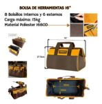 Kit De Bolsos + Porta Herramientas+ Chaleco Ingco COS230910 - Imagen 3