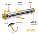 Cortaceramicos 600mm Konan KCC/600 - Imagen 4