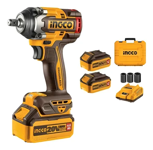 llave1 Llave Impacto 500 Nm Ingco Motor Brushless 20v CIWLI2050-4 - Imagen 1