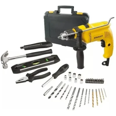 Taladro Stanley 600w + Kit de Herramientas 37 Piezas